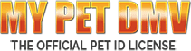 My Pet DMV Logo The Official Pet ID License