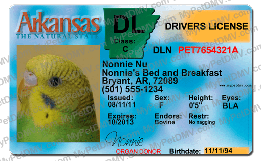 Pet Licenses for State Arkansas