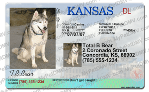 Pet Licenses for State Kansas