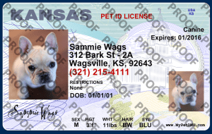 Pet Licenses for State Kansas